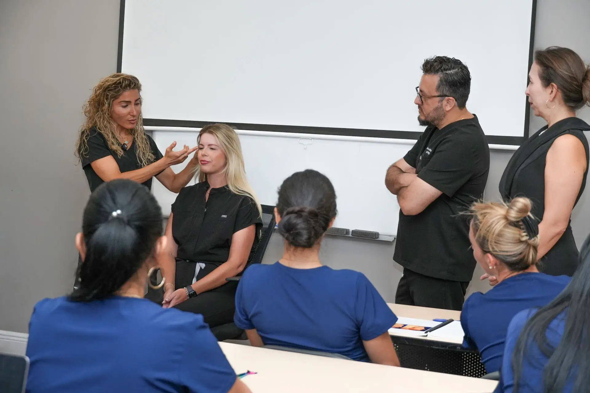 Medical aesthetics training environment
