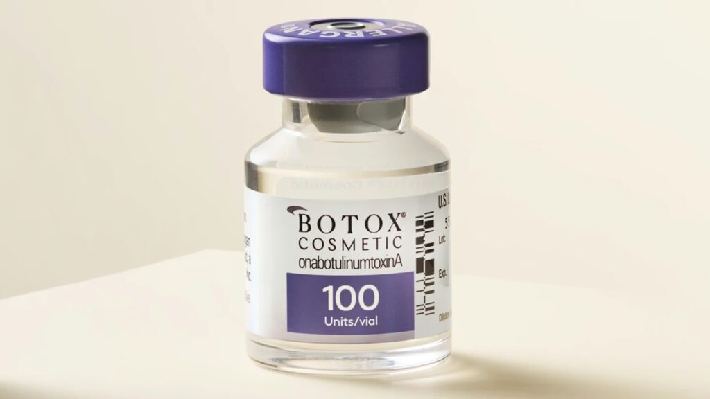 Botox Cosmetic 100 units vial used in FAMA hands-on botox administration training