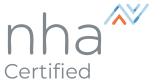 NHA (National Healthcareer Association) certification logo